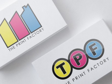 The Print Factory business cards