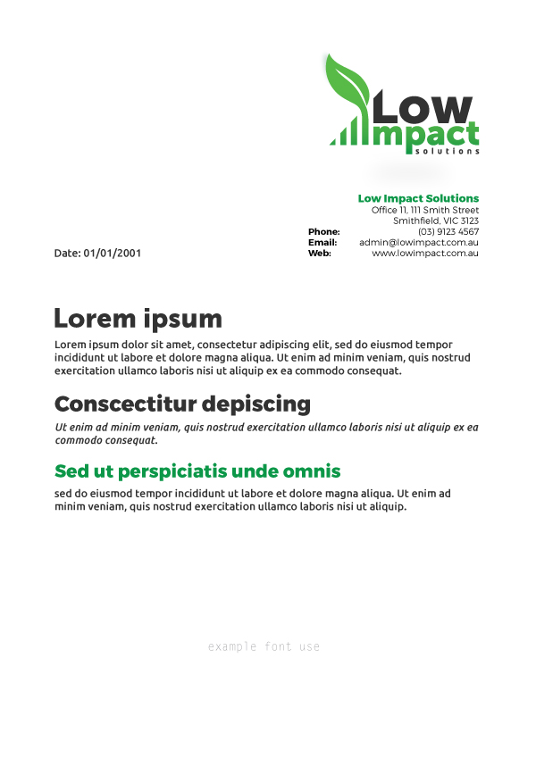 Business Letter Template by Pixelution